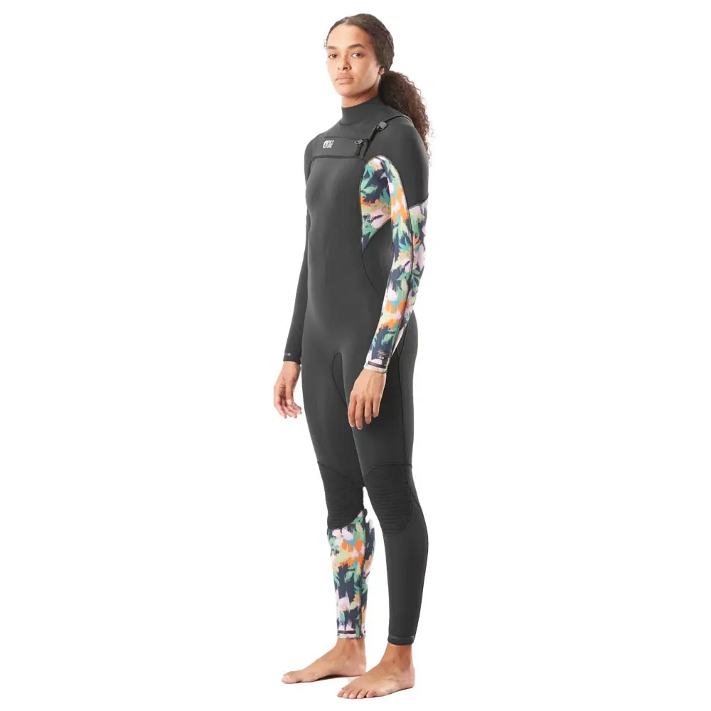 Combinaison femme PICTURE Equation 4/3 Front Zip Abstract Flower